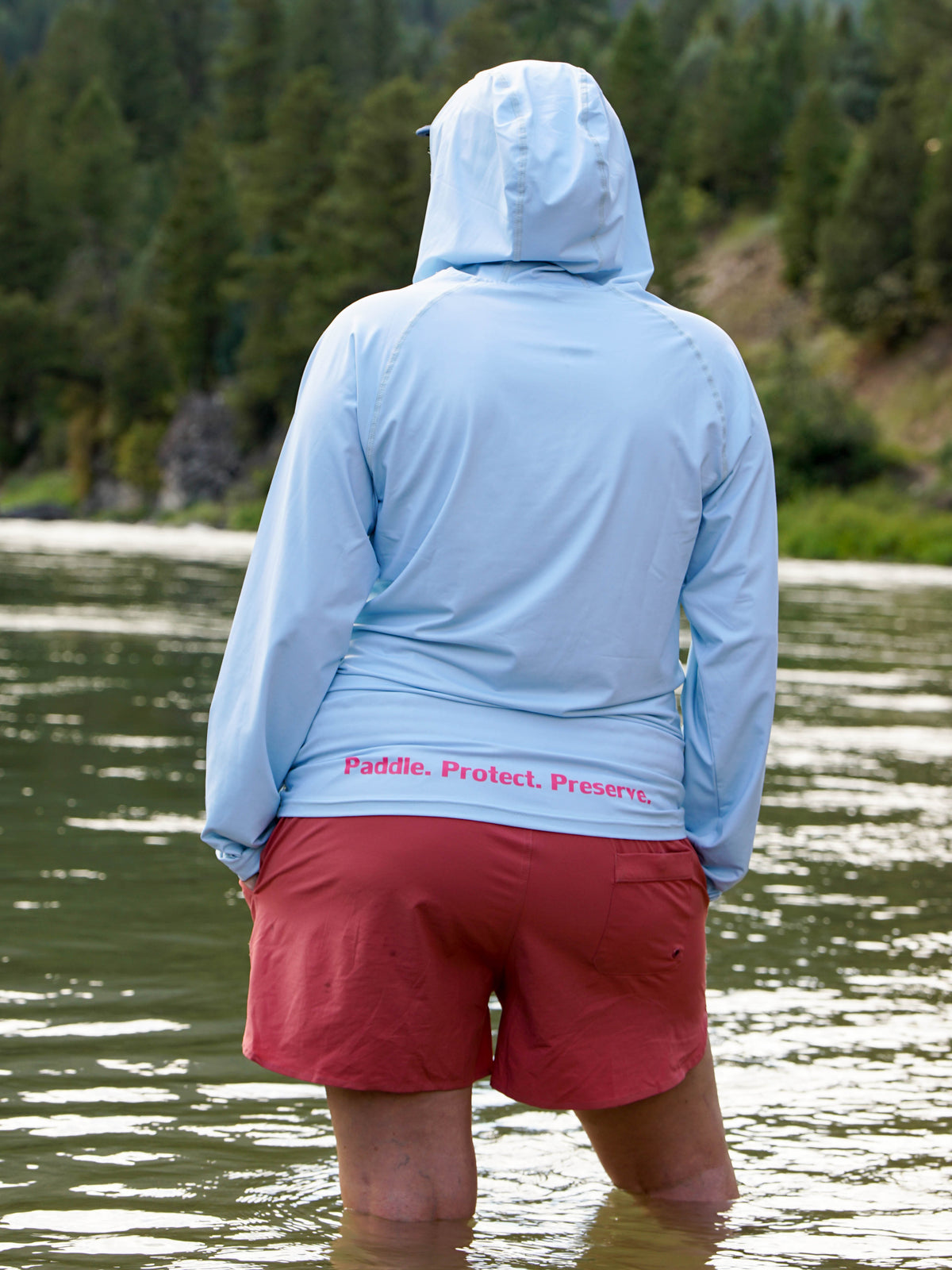 High-N-Dry Sun Hoody (Tall Fit) - Light Blue